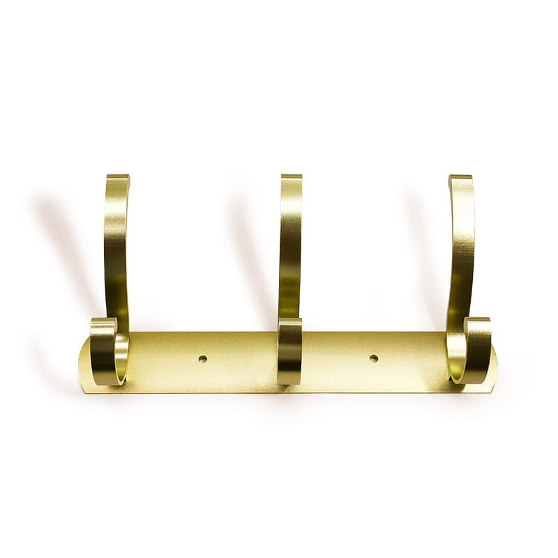 COLGADOR PERCHA 3 GANCHOS METAL EMPABONADO LH-3409