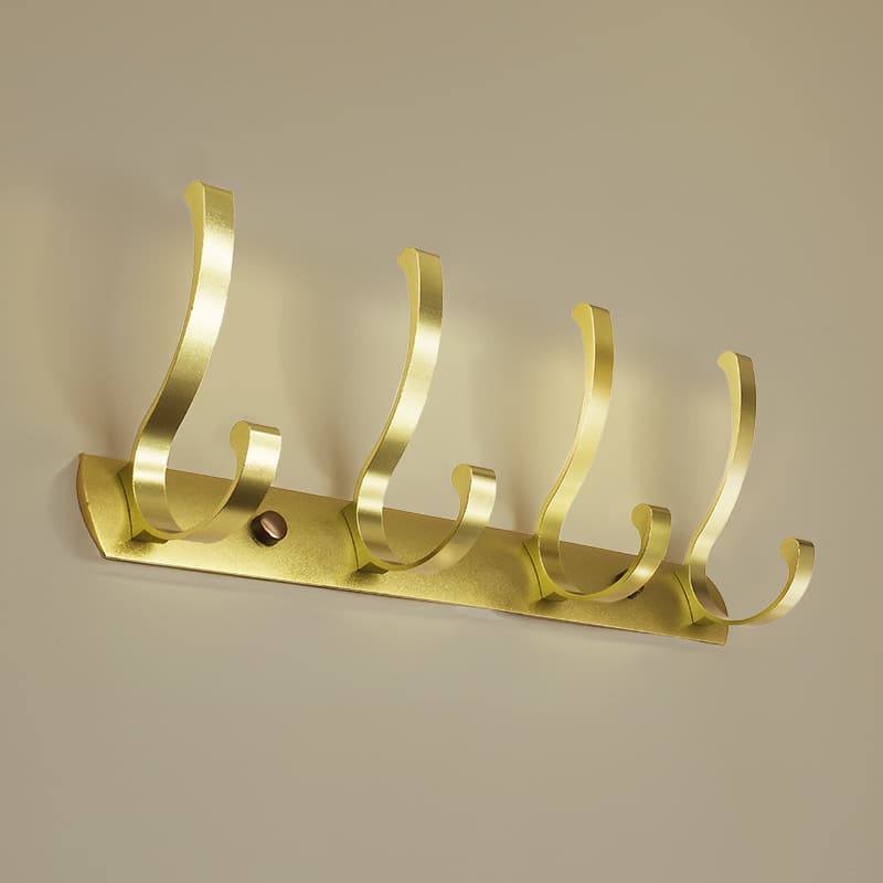 COLGADOR PERCHA 4 GANCHOS METAL EMPABONADO LH-3410