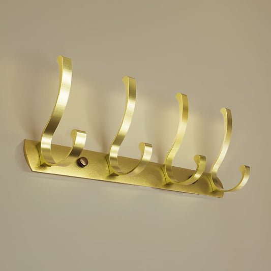 COLGADOR PERCHA 4 GANCHOS METAL EMPABONADO LH-3410