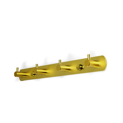 COLGADOR 4 GANCHOS METALICO DORADO LH-3401
