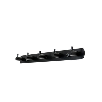 COLGADOR 5 GANCHOS METALICO NEGRO LH-3408