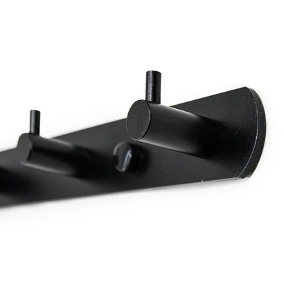 COLGADOR 5 GANCHOS METALICO NEGRO LH-3408