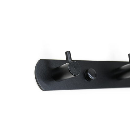 COLGADOR 3 GANCHOS METALICO NEGRO LH-3406