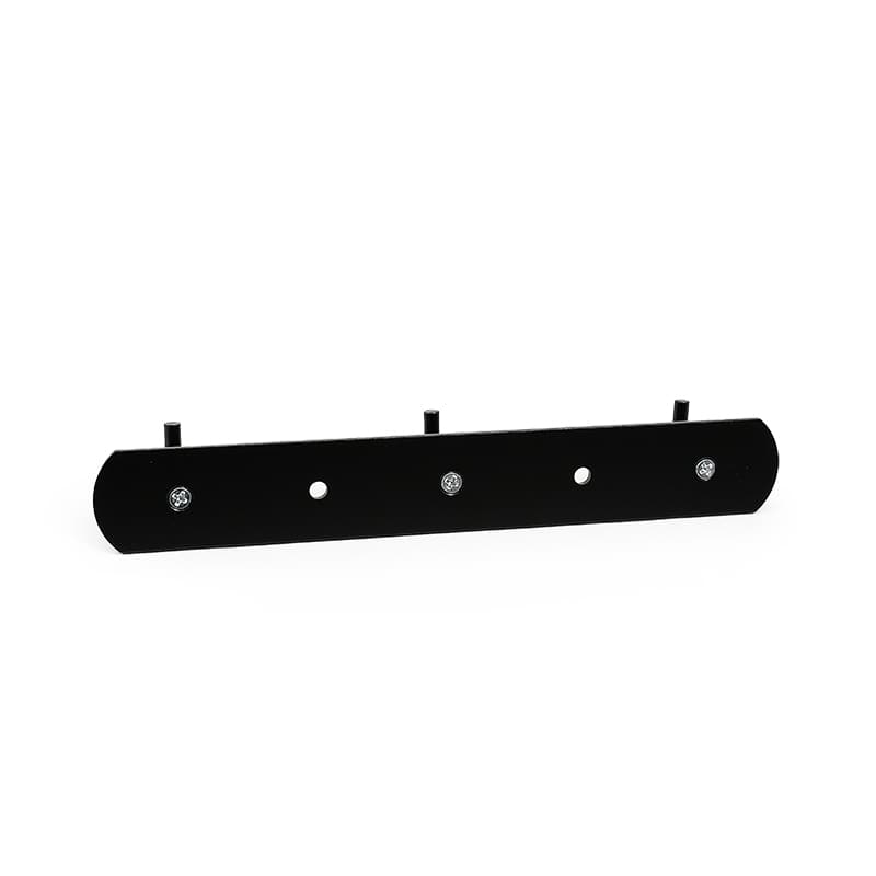 COLGADOR 3 GANCHOS METALICO NEGRO LH-3406