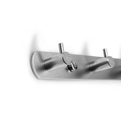 COLGADOR 3 GANCHOS METALICO PLATEADO LH-3403
