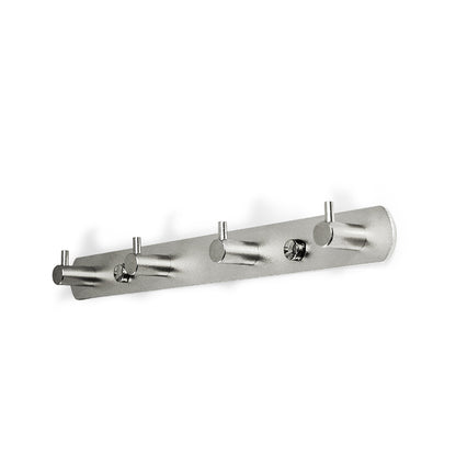 COLGADOR 4 GANCHOS METALICO PLATEADO LH-3404