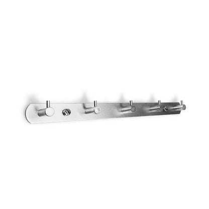 COLGADOR 5 GANCHOS METALICO PLATEADO LH-3405