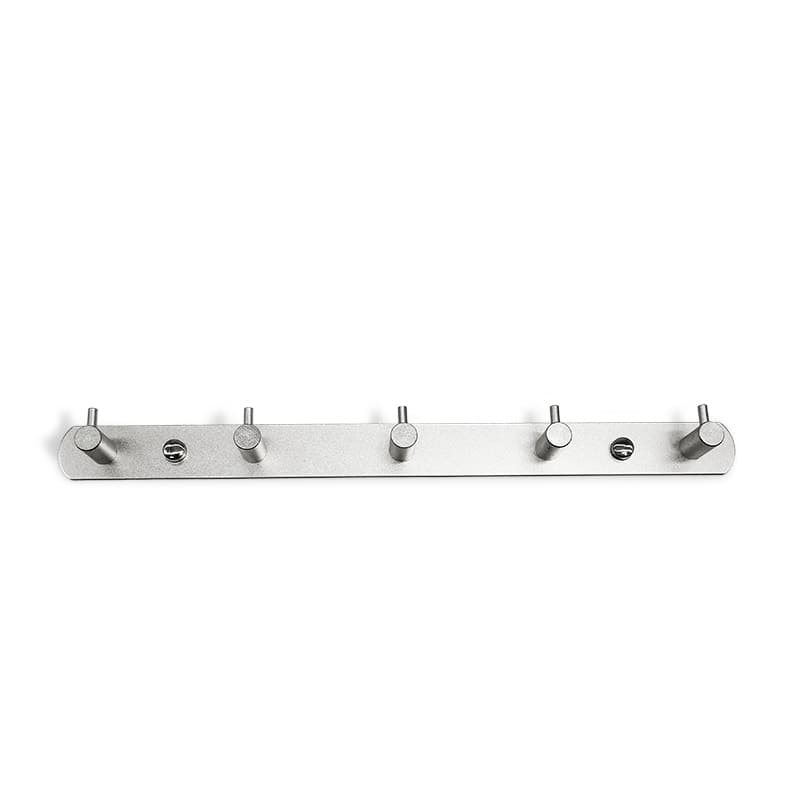 COLGADOR 5 GANCHOS METALICO PLATEADO LH-3405