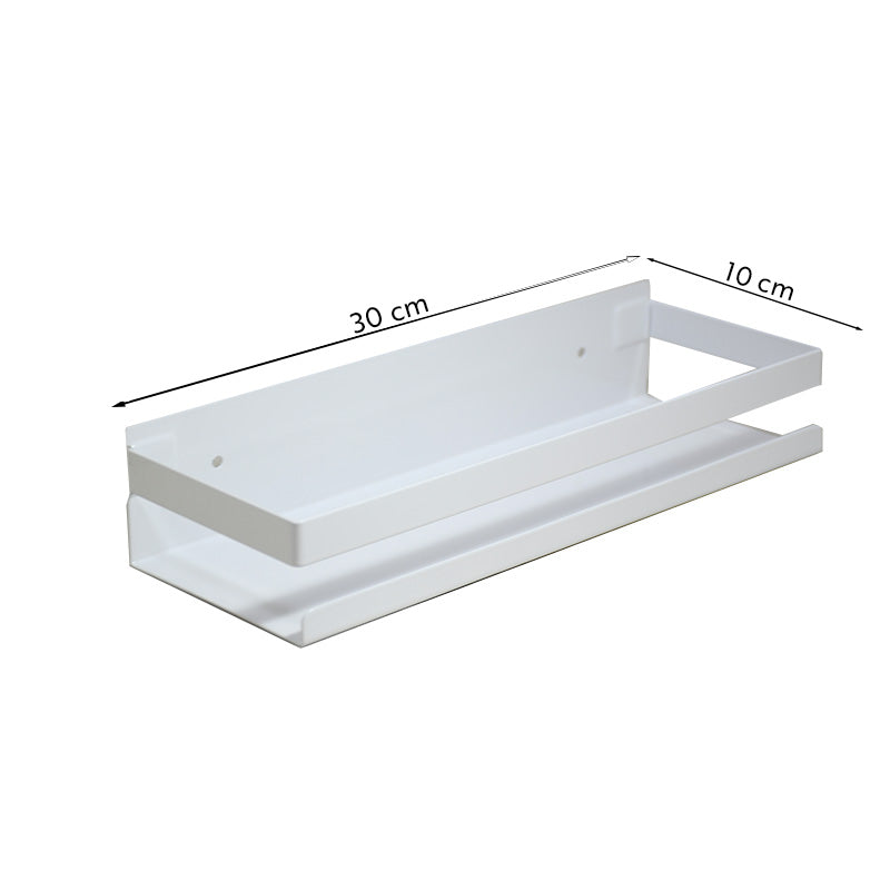 SOPORTE ESTANTE METALICO BLANCO 30X10CM  LH-3431