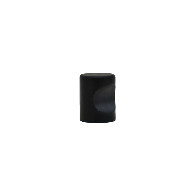 TIRADOR 20MM MUESCA REDONDO METAL NEGRO LH-3428