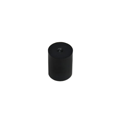 TIRADOR 20MM MUESCA REDONDO METAL NEGRO LH-3428