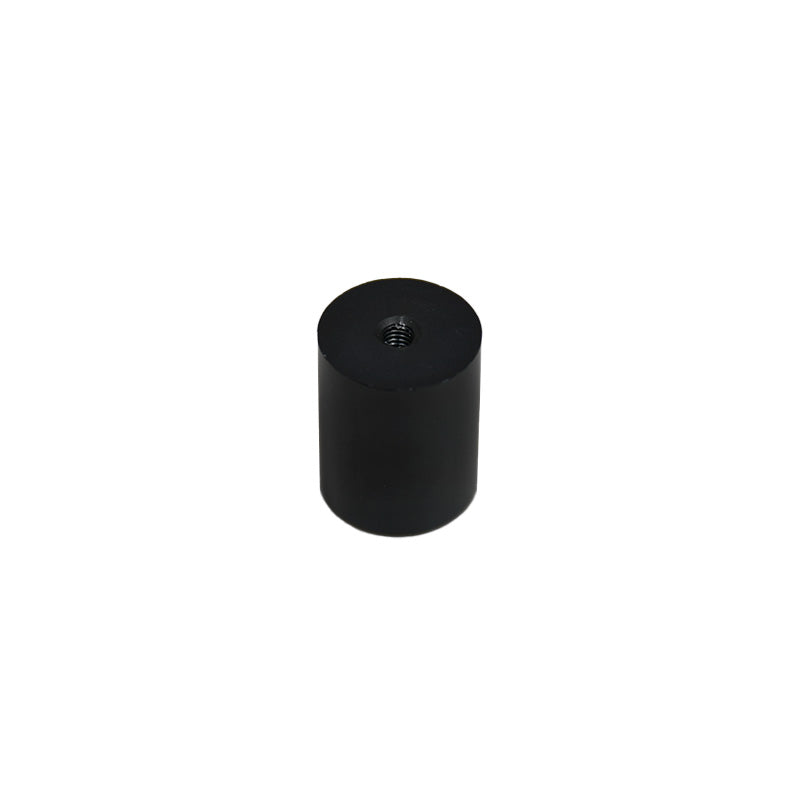 TIRADOR 20MM MUESCA REDONDO METAL NEGRO LH-3428