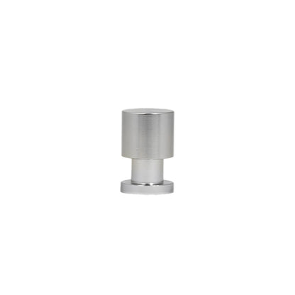 TIRADOR BOTON 20MM METALICO ACERO LH-3427