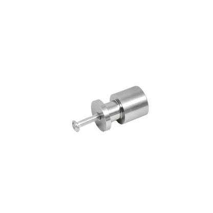 TIRADOR BOTON 20MM METALICO ACERO LH-3427