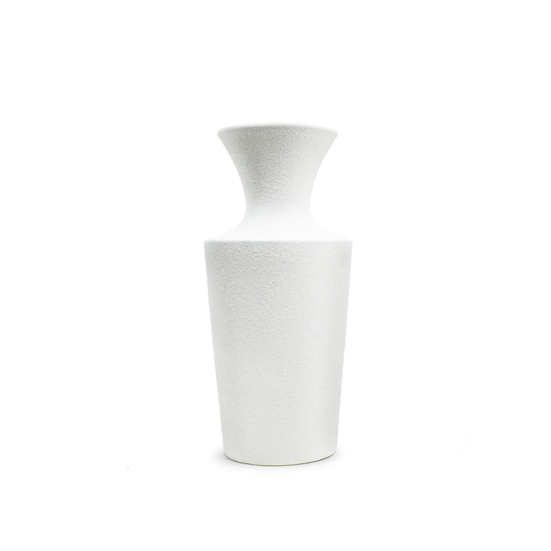 FLORERO CERAMICA GRIS ALTO 23CM LH-3715