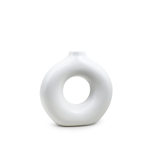 FLORERO CIRCULAR DECO 20CM COLOR SURTIDO LH-3713