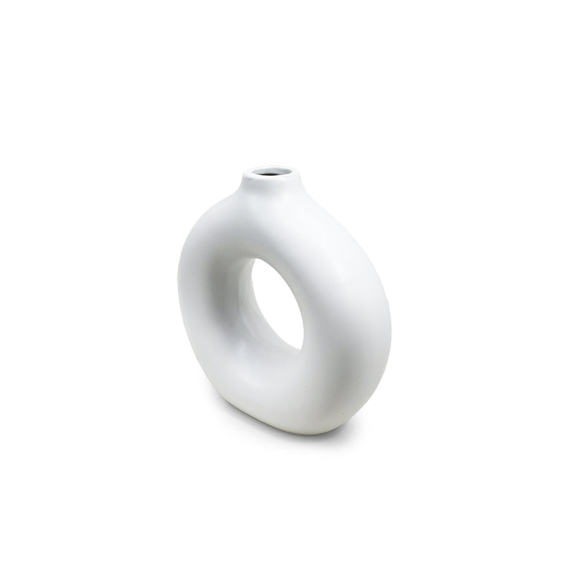 FLORERO CIRCULAR DECO 20CM COLOR SURTIDO LH-3713