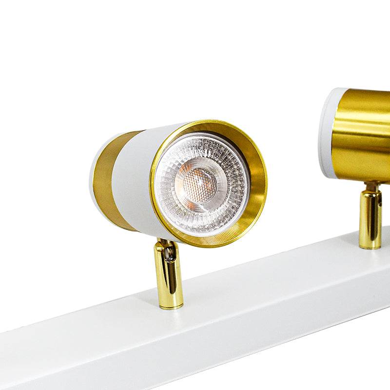 APLIQUE 3 LUCES BLANCO DORADO PARED-TECHO LH-3533