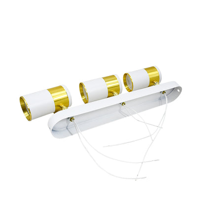 APLIQUE 3 LUCES BLANCO DORADO PARED-TECHO LH-3533