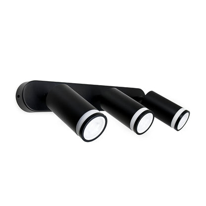 APLIQUE 3 LUCES NEGRO PARED-TECHO LH-3527