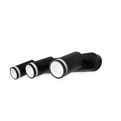 APLIQUE 3 LUCES NEGRO PARED-TECHO LH-3527