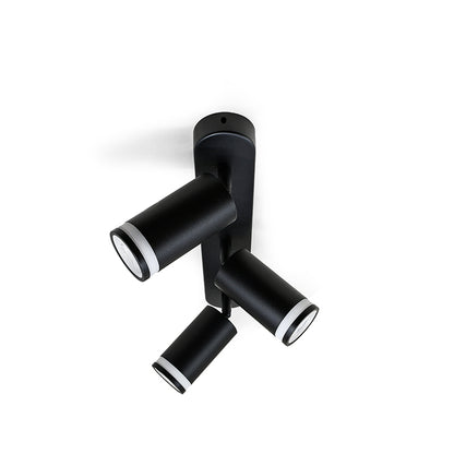APLIQUE 3 LUCES NEGRO PARED-TECHO LH-3527