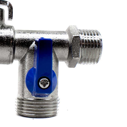 CANILLA METALICA DOBLE SALIDA 1/2-3/4 LH-3011