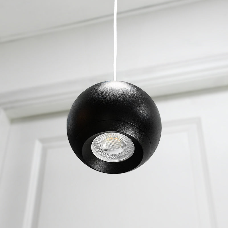 APLIQUE COLGANTE NEGRO DE TECHO TIPO BOLA LH-3531
