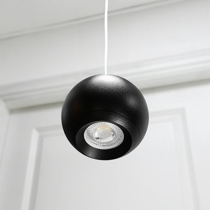 APLIQUE COLGANTE NEGRO DE TECHO TIPO BOLA LH-3531