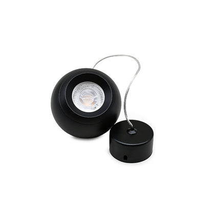 APLIQUE COLGANTE NEGRO DE TECHO TIPO BOLA LH-3531