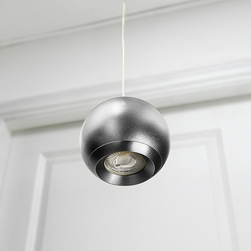 APLIQUE COLGANTE GRIS DE TECHO TIPO BOLA LH-3529