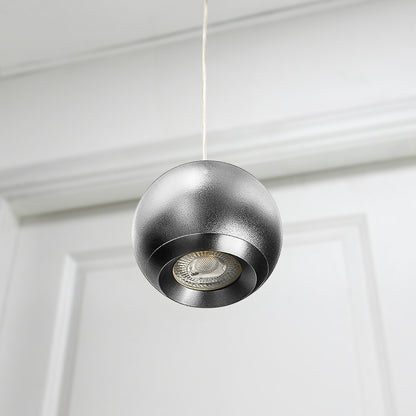 APLIQUE COLGANTE GRIS DE TECHO TIPO BOLA LH-3529