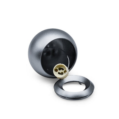 APLIQUE COLGANTE GRIS DE TECHO TIPO BOLA LH-3529