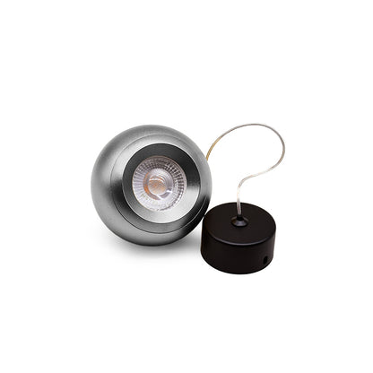 APLIQUE COLGANTE GRIS DE TECHO TIPO BOLA LH-3529