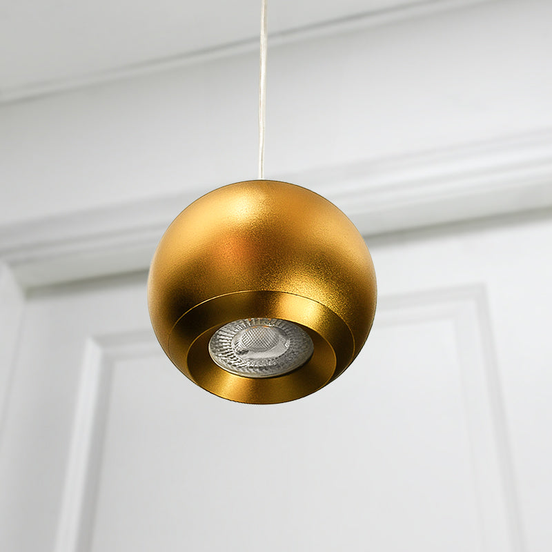 APLIQUE COLGANTE DORADO DE TECHO TIPO BOLA LH-3528