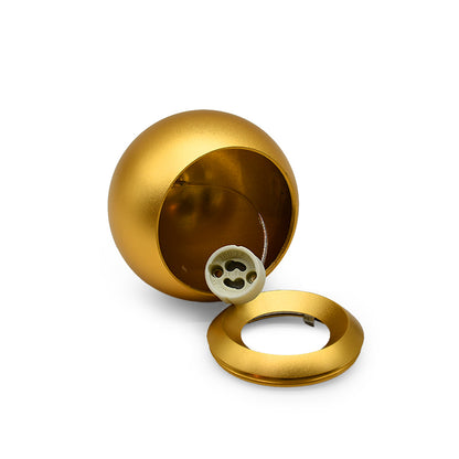 APLIQUE COLGANTE DORADO DE TECHO TIPO BOLA LH-3528
