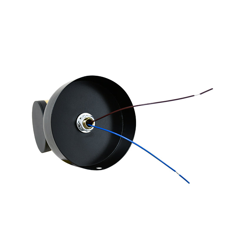 APLIQUE 1 LUZ DORADO NEGRO PARED TECHO LH-3526