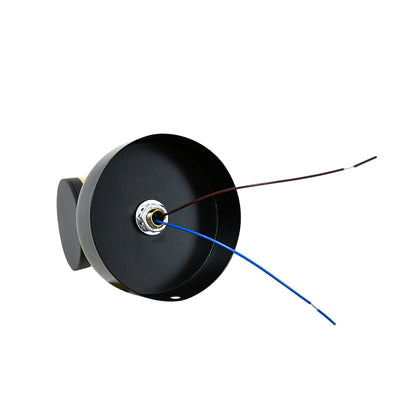 APLIQUE 1 LUZ DORADO NEGRO PARED TECHO LH-3526