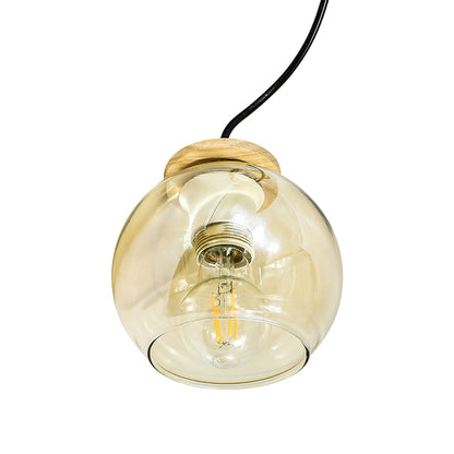 LAMPARA COLGAR TIPO GLOBO DE VIDRIO LH-3852