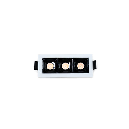 LUMINARIA DE EMBUTIR 3 LUCES 10X4.5CM LH-3523