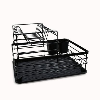 ESCURRIDOR PARA PLATOS NEGRO DOBLE LH-3684