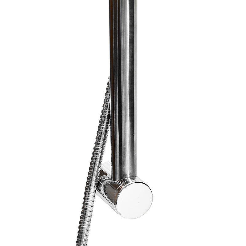 BARRAL DE DUCHA CON DUCHERO PUNTOS GRISES LH-3290