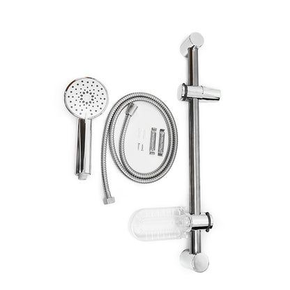 BARRAL DE DUCHA CON DUCHERO PUNTOS GRISES LH-3290