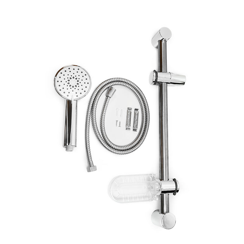 BARRAL DE DUCHA CON DUCHERO PUNTOS GRISES LH-3290