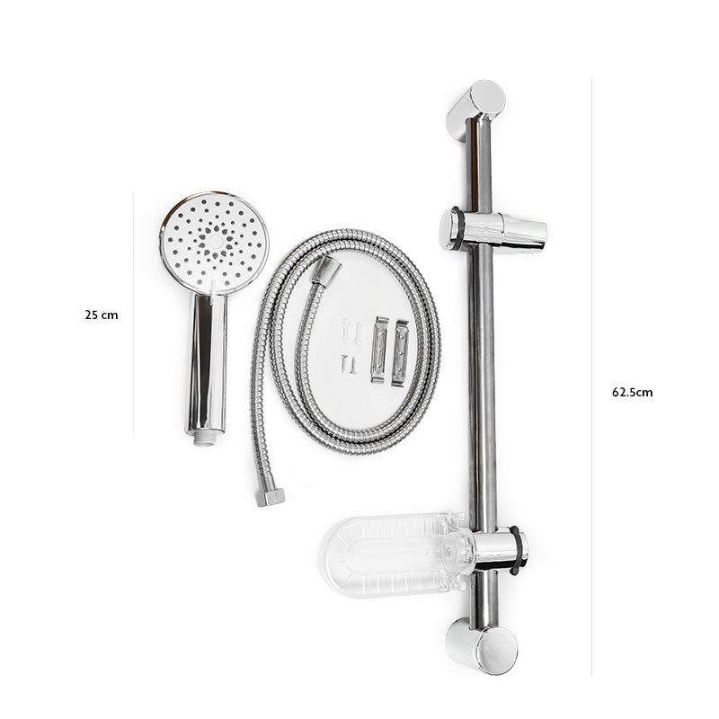 BARRAL DE DUCHA CON DUCHERO PUNTOS GRISES LH-3290