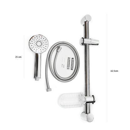 BARRAL DE DUCHA CON DUCHERO PUNTOS GRISES LH-3290