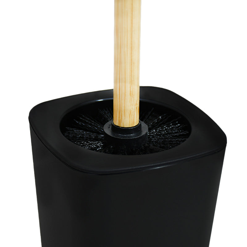 SET DE BAÑO 6PZ NEGRO PREMIUM LH-3651