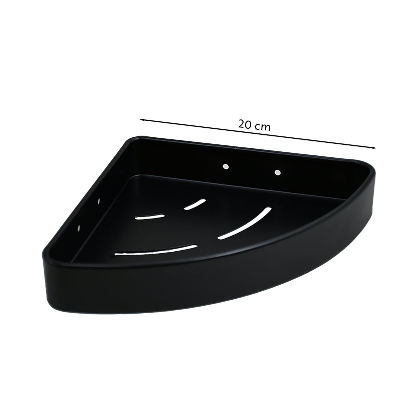 ESQUINERO TRIANGULAR P/DUCHA NEGRO LH-3278