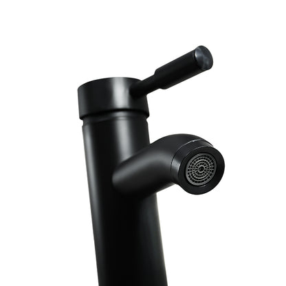 CANILLA NEGRA MONOCOMANDO 23CM ITALOMIX LH-3255