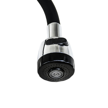 GRIFO FLEXIBLE NEGRO DE  PARED ITALOMIX LH-3310